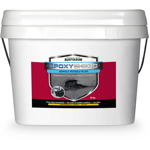 Remplisseur de nids-de-poule dasphalte EpoxyShield, Seau, Noir Superchem Industries
