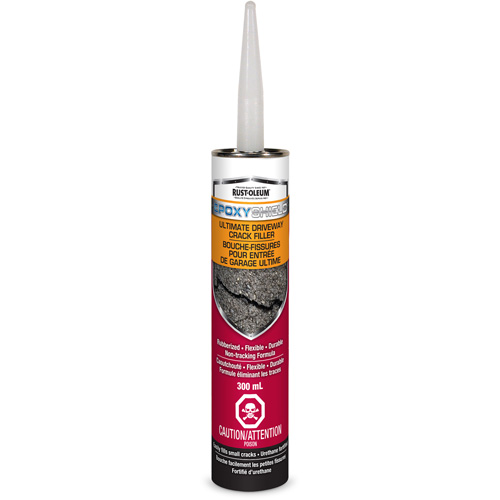 EpoxyShield&reg; Ultimate Driveway Crack Filler, Cartridge, Black Superchem Industries