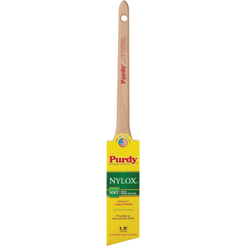 Nylox Dale Paint Brush, Nylon, Wood Handle, 1-1/2" Width Superchem Industries