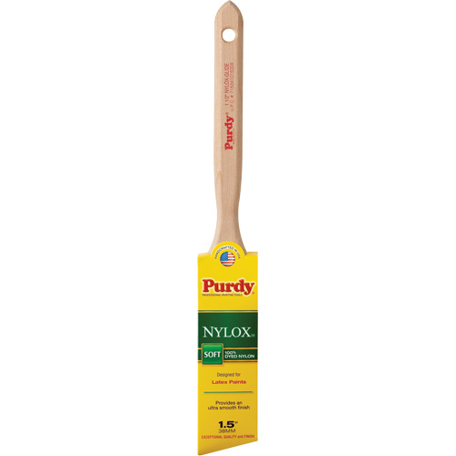 Pinceau Nylox Glide, Nylon, Manche Bois, Largeur de 1-1/2" Superchem Industries