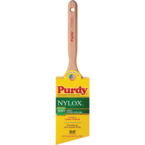 Pinceau Nylox Glide, Nylon, Manche Bois, Largeur de 3" Superchem Industries