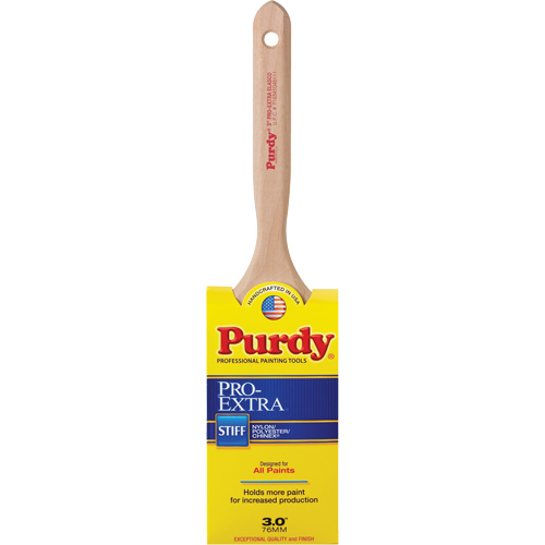 Pro-Extra Elasco Paint Brush, Blended Material, Wood Handle, 3" Width Superchem Industries
