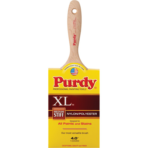 XL Sprig Paint Brush, Poly/Nylon, Wood Handle, 4" Width Superchem Industries