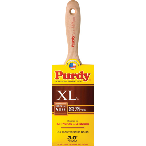 XL Pip Paint Brush, Poly/Nylon, Wood Handle, 3" Width Superchem Industries