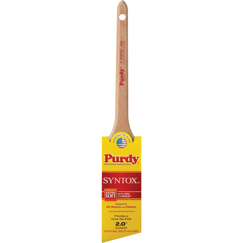 Pinceau &agrave; angle Syntox, Synth&eacute;tique, Manche Bois, Largeur de 2" Superchem Industries