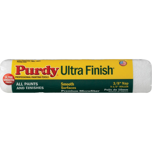Ultra Finish Roller Cover, 9.5 mm (3/8") Nap, 240 mm (9-1/2") L Superchem Industries