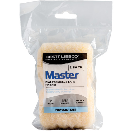 Master Trim and Traffic Roller Refill, 10 mm (3/8") Nap, 75 mm (3") L Superchem Industries