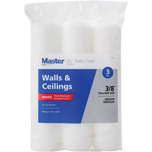 Master Woven Roller Cover, 10 mm (3/8") Nap, 240 mm (9-1/2") L Superchem Industries