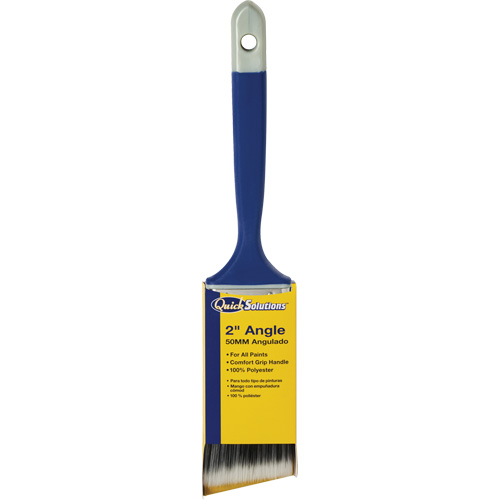 Quick Solutions Angle Brush, Polyester, Plastic Handle, 2" Width Superchem Industries