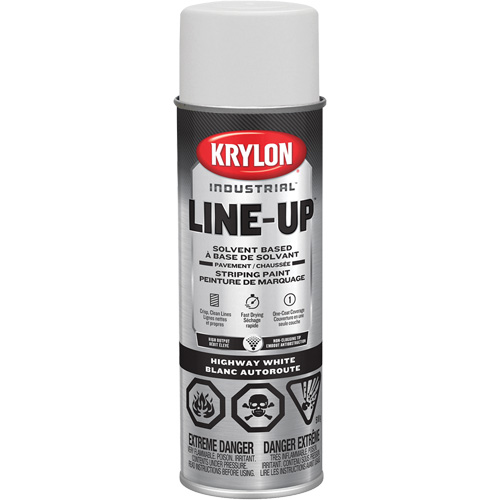 Professional Solvent-Based Marking Paint, White, 18 oz., Aerosol Can Superchem Industries