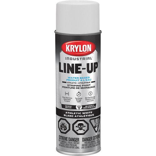 Industrial LINE-UP Athletic Field Striping Aerosol Paint, White, 18 oz., Aerosol Can Superchem Industries