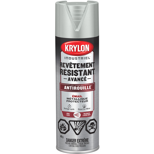 Tough Coat&reg; Advanced Paint with Rust Barrier Technology, Aluminum, Metallic, 425 g, Aerosol Can Superchem Industries