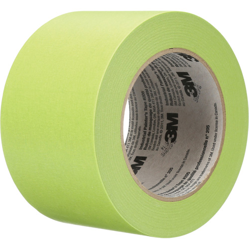 Industrial Painter's Tape 205, 72 mm (2-4/5") x 55 m (180'), Green Superchem Industries