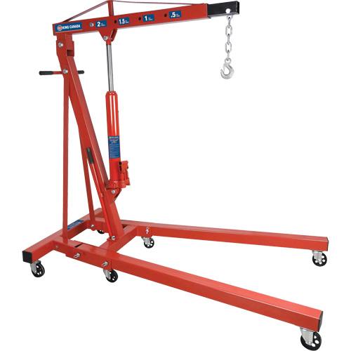Grues d'atelier escamotables de 2 tonnes, Capacit&eacute; 4000 lb (2 tonnes) Superchem Industries