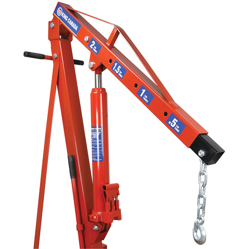 Grues d'atelier escamotables de 2 tonnes, Capacit&eacute; 4000 lb (2 tonnes) Superchem Industries