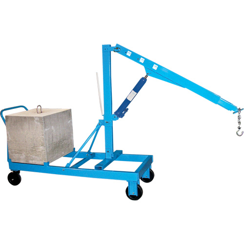 Potences de levage - Fl&egrave;che inverse, Lev&eacute;e 8', 1000 lb (0,5 tonne), 57" bras, 78" ha Superchem Industries