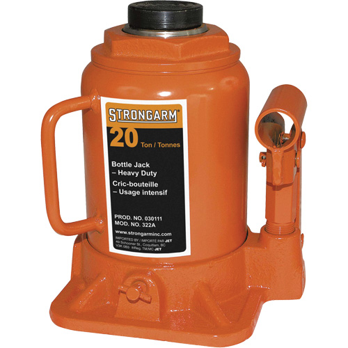 322A Bottle Jack, 20 Ton(s), 14-3/4" Raised Height Superchem Industries