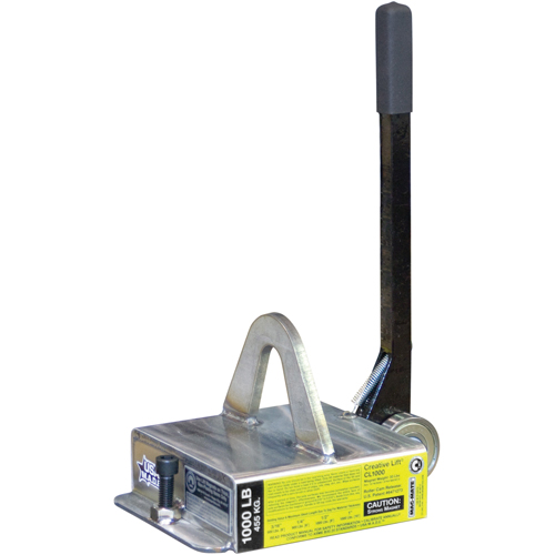 Creative Lift&reg; Magnets, 1000 lbs. (0.5 tons) Holding Cap., 10-3/4" L x 7-1/4" W x 6-3/4" H Superchem Industries
