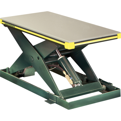 Hydraulic Backsaver Scissor Lift Table, Steel, 24" W x 48" L, 2000 lbs. Capacity Superchem Industries
