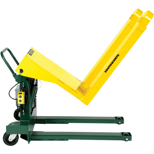Portable Hydraulic E-Z Reach Tilter, 85° Tilt, 2000 lbs. Capacity, 40" L x 24-1/2" W Superchem Industries