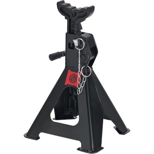 Jack Stands, Locking Pin, 6 tons Capacity, 15-7/10" - 24-2/5" H Superchem Industries
