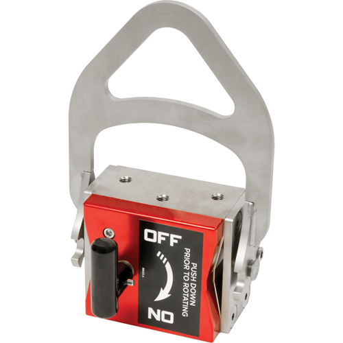 Dynamic Lift Magnets, 334 Holding Cap., 6-1/2" L x 4" W x 9-1/4" H Superchem Industries