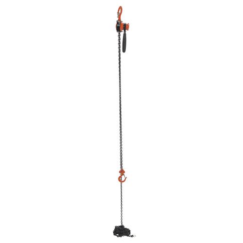 Mini palan &agrave; levier, Lev&eacute;e 15', Cabacit&eacute; 500 lb (0,25 tonne), Chaîne en Acier Superchem Industries