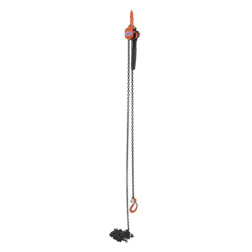 Mini Lever Hoist, 15' Lift, 1000 lbs. (0.5 tons) Capacity, Steel Chain Superchem Industries