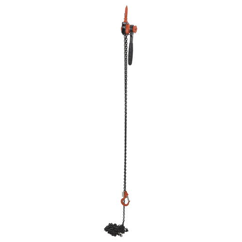 Mini palan &agrave; levier, Lev&eacute;e 20', Cabacit&eacute; 1000 lb (0,5 tonne), Chaîne en Acier Superchem Industries