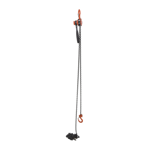 Mini palan &agrave; levier, Lev&eacute;e 20', Cabacit&eacute; 1000 lb (0,5 tonne), Chaîne en Acier Superchem Industries