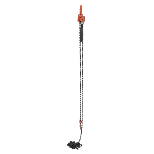 Mini palan &agrave; levier, Lev&eacute;e 20', Cabacit&eacute; 1000 lb (0,5 tonne), Chaîne en Acier Superchem Industries