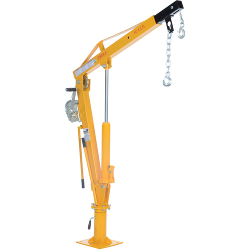 Winch Operated Truck Jib Crane, 1000 lbs. (0.5 tons) Capacity, 86-1/2" Max. Clearance Superchem Industries