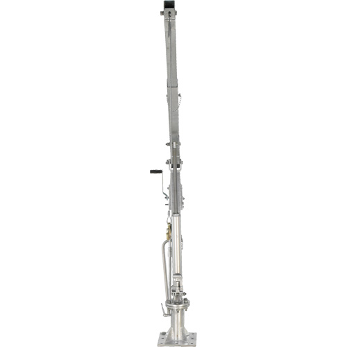 Winch Operated Truck Jib Crane, 1000 lbs. (0.5 tons) Capacity, 97" Max. Clearance Superchem Industries