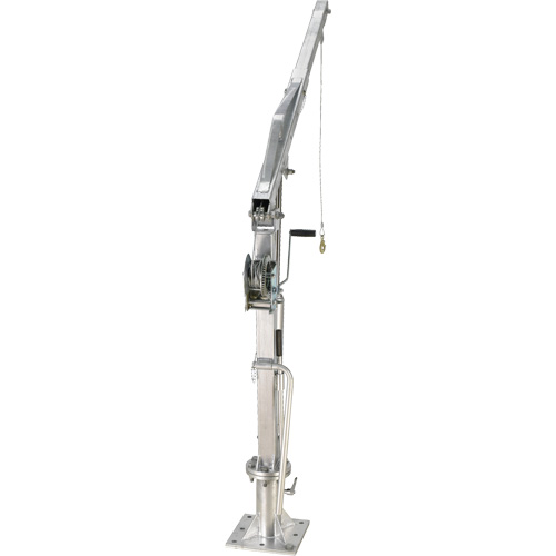 Winch Operated Truck Jib Crane, 1000 lbs. (0.5 tons) Capacity, 97" Max. Clearance Superchem Industries