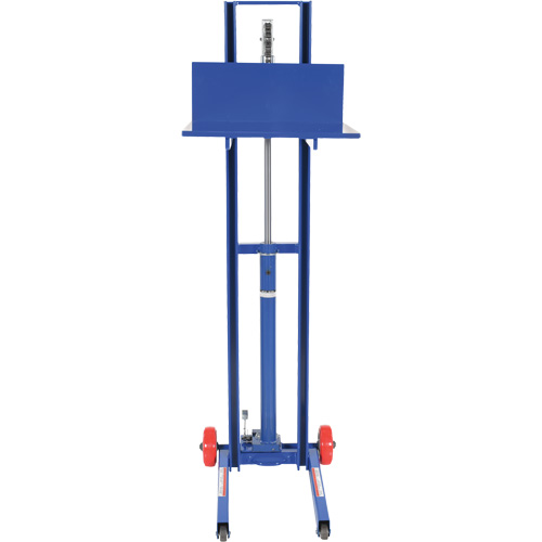 Hydraulic Platform Lift Stacker, Foot Pump Operated, 400 lbs. Capacity, 51-1/8" Max Lift Superchem Industries