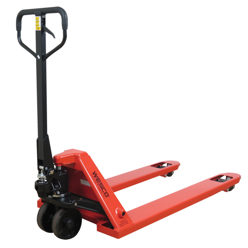Pallet Truck, Steel, 48" L x 27" W, 5500 lbs. Capacity Superchem Industries