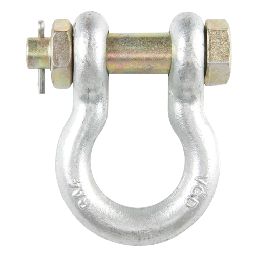 Bolt Type Anchor Shackle, 1/4", Bolt Type, Hot Dip Galvanized Superchem Industries