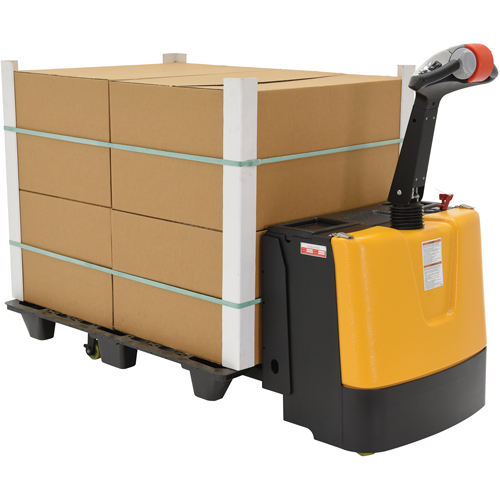 Fully Powered Electric Pallet Truck, 3300 lbs. Cap., 48" L x 28.25" W Superchem Industries