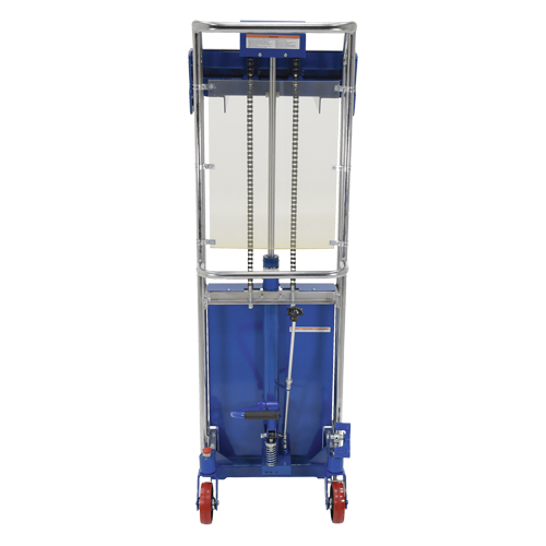 Gerbeur Hefti-Lift, M&eacute;canisme Pompe au pied, Capacit&eacute; de 880 lb, Levage max de 59" Superchem Industries
