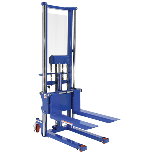 Gerbeur Hefti-Lift, M&eacute;canisme Pompe au pied, Capacit&eacute; de 1500 lb, Levage max de 63" Superchem Industries