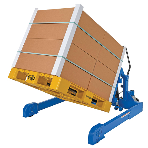 Straddled Ergonomic Tilter, 90° Tilt, 2000 lbs. Capacity, 72-13/16" L x 57-1/4" W x 29-1/4" H Superchem Industries