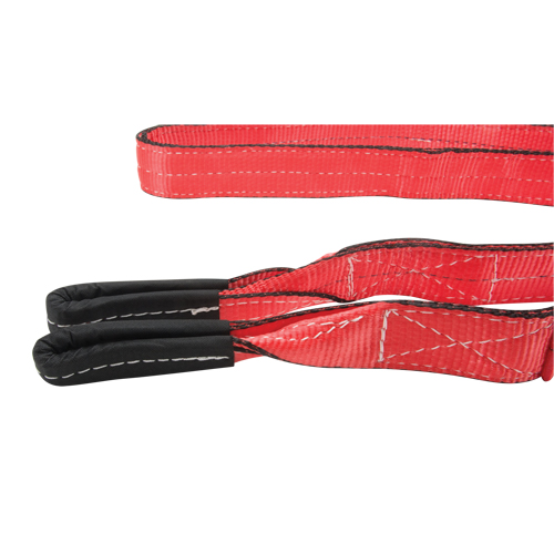 Polyester Sling, Double Ply, Twisted Eye, Type 4, 2'' W x 8' L, 6200 lbs. Vertical Cap. Superchem Industries