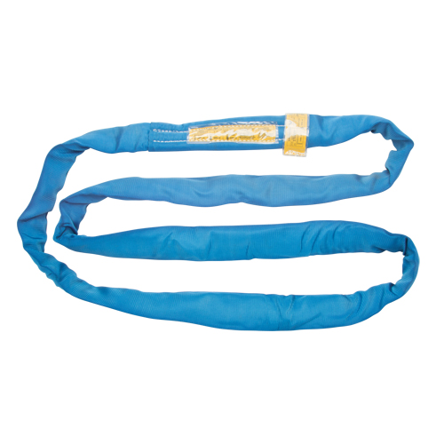 &eacute;lingue de levage en polyester ronde, Bleu, 4" la x 8' lo, 23 000 lb Charge verticale Superchem Industries