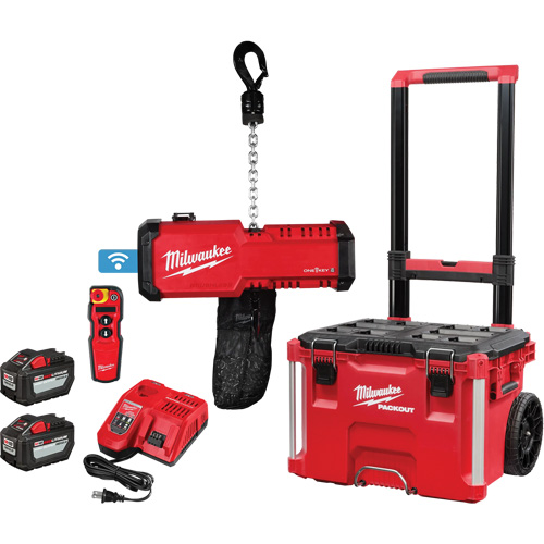 Palan compact &agrave; chaîne 1 tonne M18 avec ONE-KEY, Capacit&eacute; 2204 lb (1 tonnes) Superchem Industries