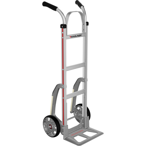 Knocked Down Hand Truck, Dual Handle, Aluminum, 48" Height, 500 lbs. Capacity Superchem Industries