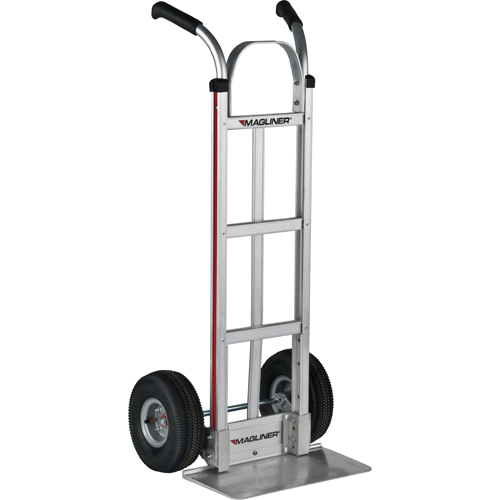Diable d&eacute;mont&eacute;s , Prise Double, Aluminium, Hauteur de 48", Capacit&eacute; 500 lb Superchem Industries