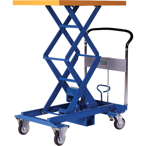 Dandy Lift Scissor Lift Table, 34-4/5" L x 23-3/5" W, Steel, 770 lbs. Capacity Superchem Industries