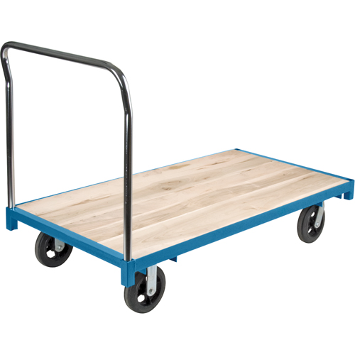 Heavy-Duty Platform Truck, 60" L x 30" W, 2000 lbs. Capacity, Rubber Casters Superchem Industries