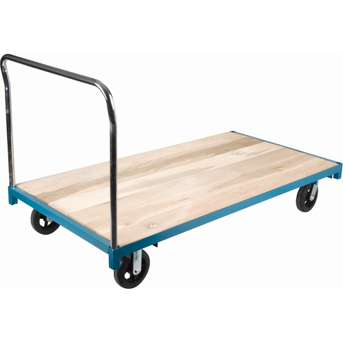 Heavy-Duty Platform Truck, 72" L x 36" W, 2000 lbs. Capacity, Rubber Casters Superchem Industries