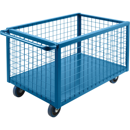 Caisson en treillis m&eacute;tallique, Acier, 51" lo x 24" la x 31,5" h, Volume 16 pi³, Capacit&eacute; 1200 lb Superchem Industries